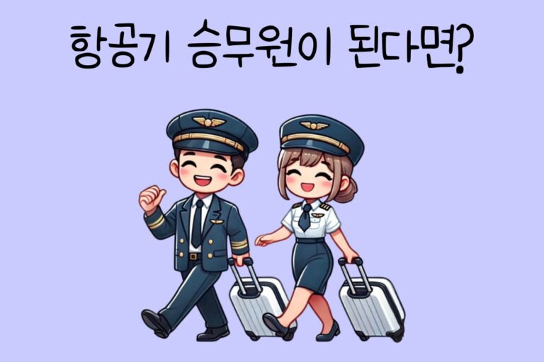 내가 항공기 승무원이 된다면? – 항공기 승무원 테스트
