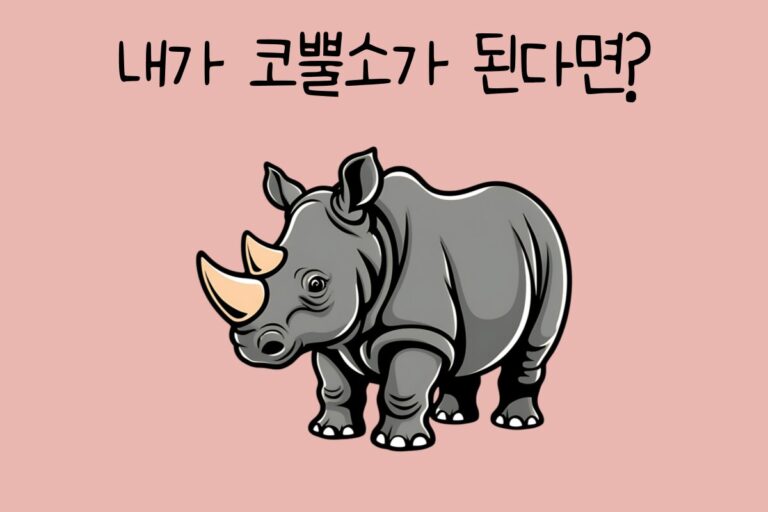 내가 코뿔소가 된다면? – 코뿔소 테스트