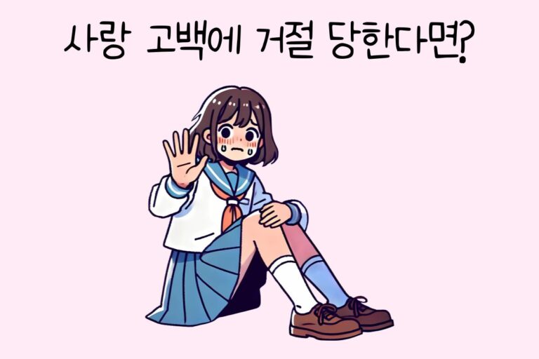 사랑 고백에 거절 당한다면?