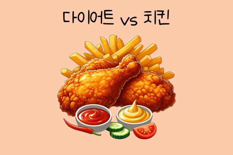 나의 선택은? 다이어트 vs 치킨