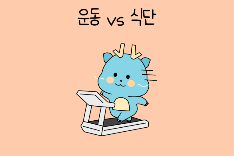 밸런스 테스트 운동 vs 식단