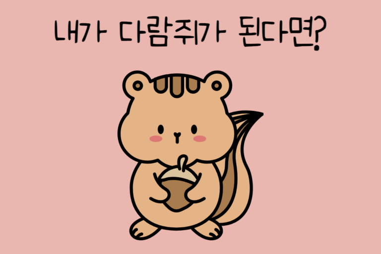 내가 다람쥐가 된다면? – 다람쥐 테스트