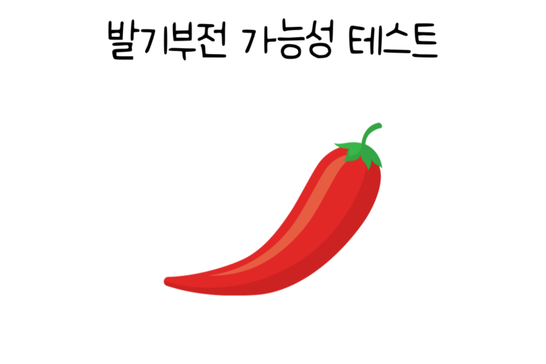 발기부전 가능성 테스트