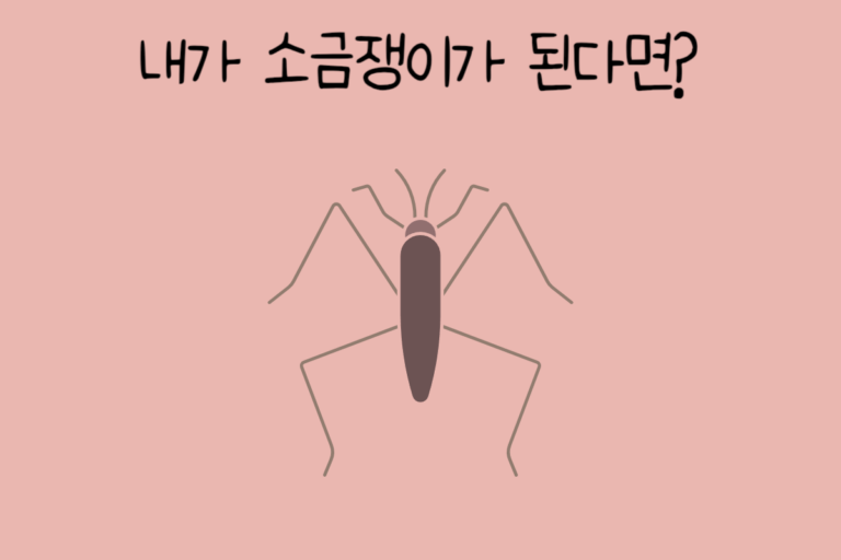 내가 소금쟁이가 된다면?