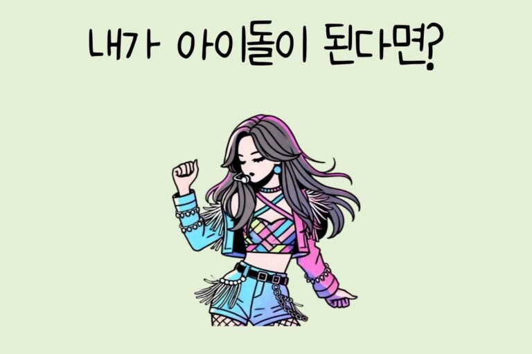 내가 아이돌이 된다면?