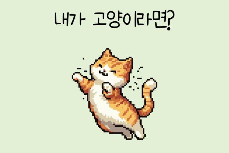 내가 고양이라면?